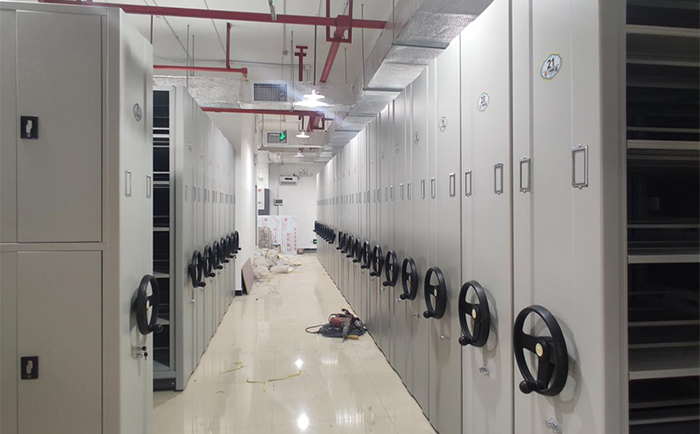 檔案處密集架施工后期圖 檔案處密集架施工后期圖